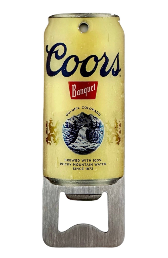 Coors Banquet Bottle Opener Magnet