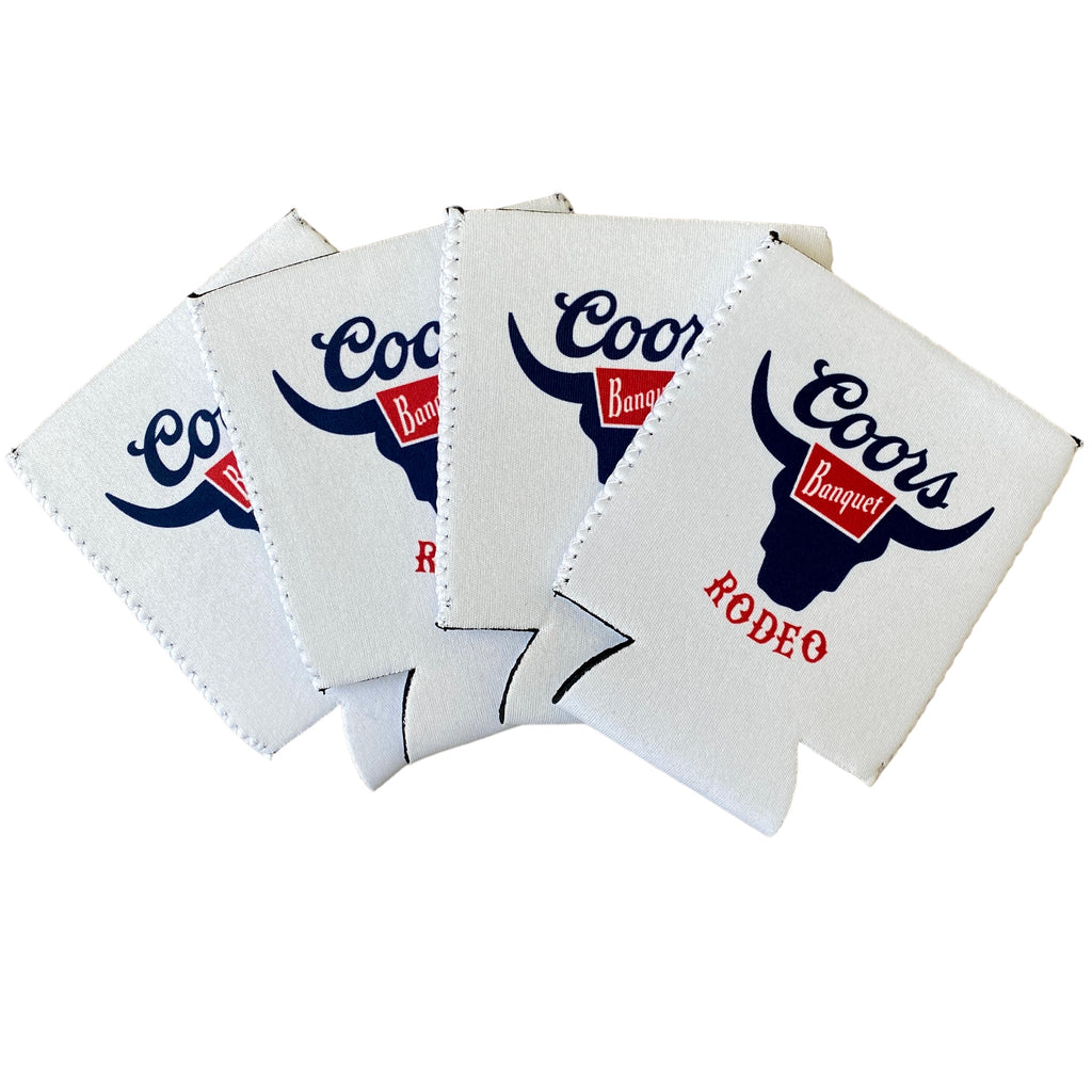 Coors Banquet Rodeo Koozies - 4 Pack