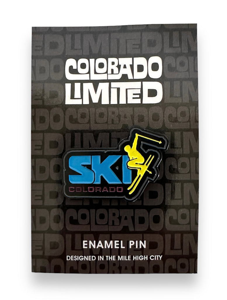 Ski Colorado Enamel Pin