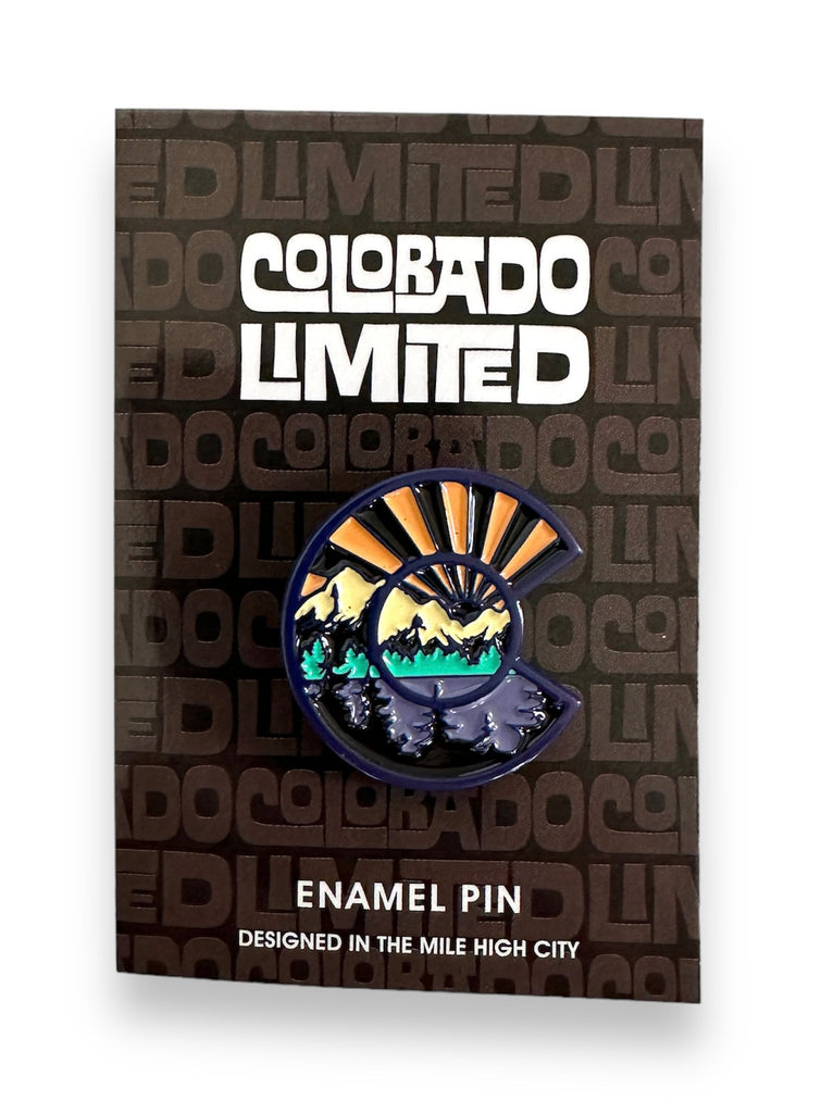 Colorado C Burst Enamel Pin