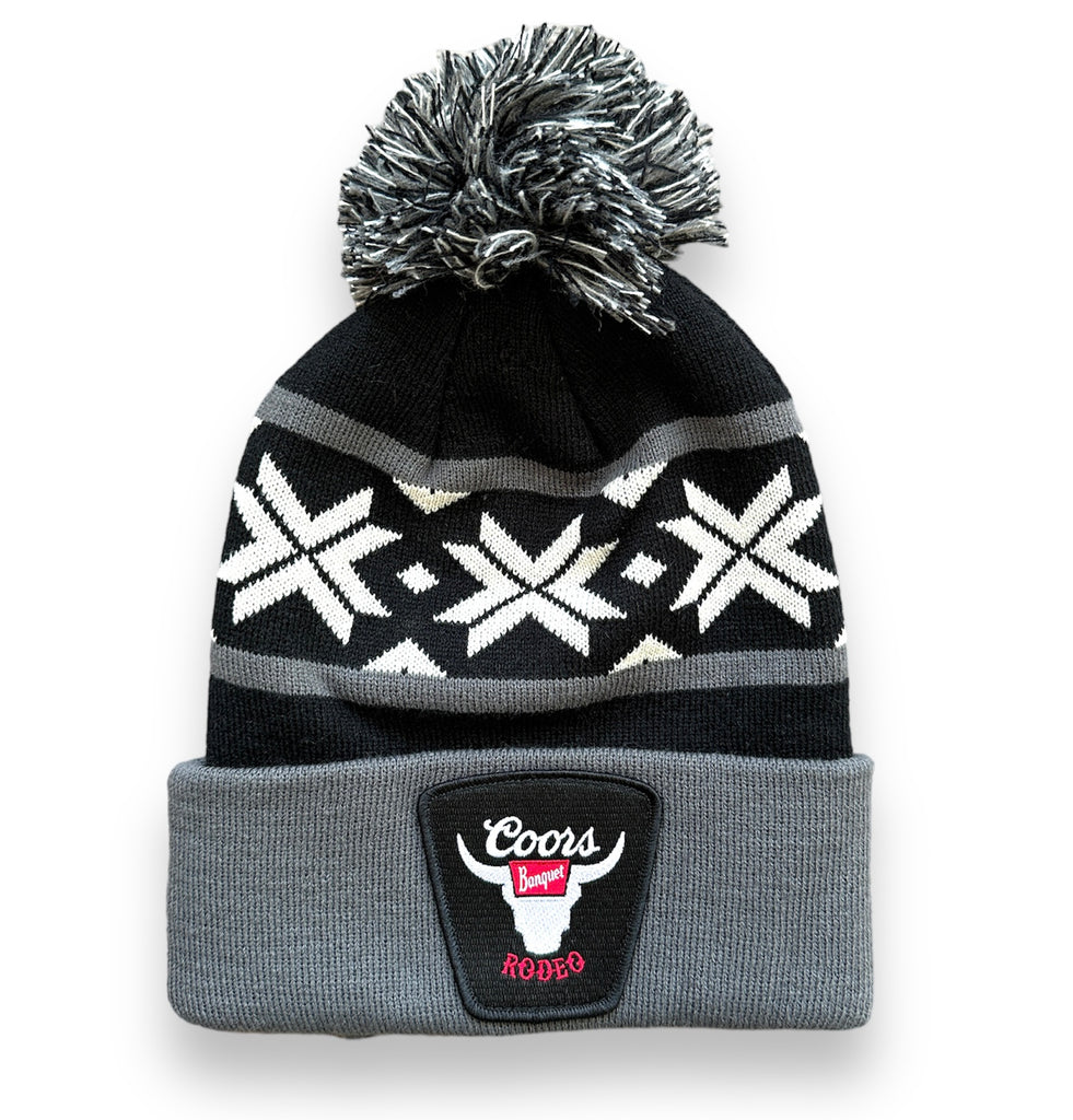 Coors Banquet Rodeo Pom Beanie