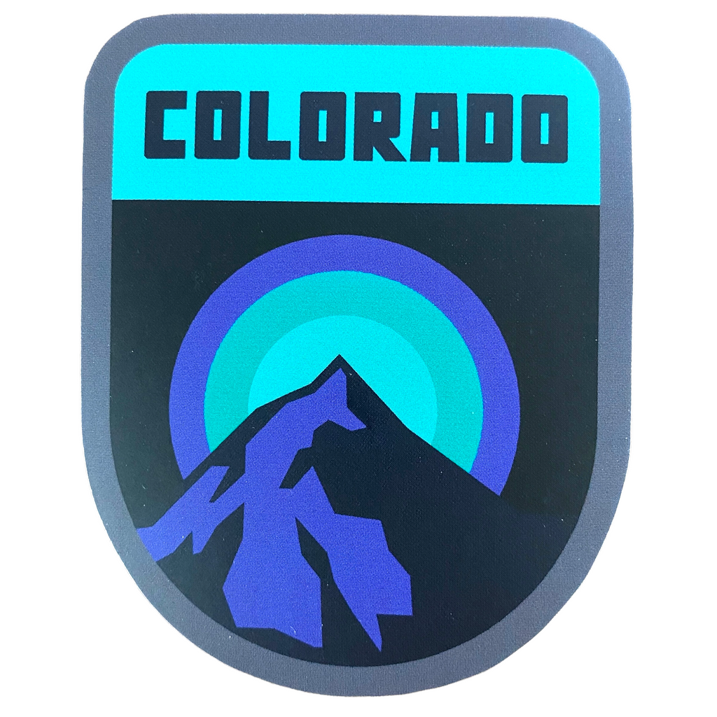 Colorado Peak Badge Sticker