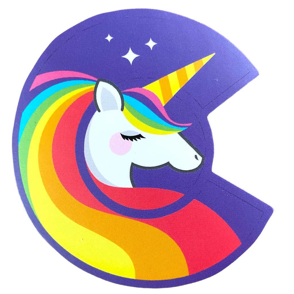 Purple Unicorn C Sticker