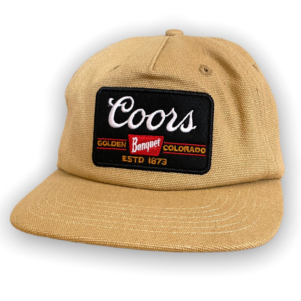 Coors Banquet Crushed Canvas Patch Hat